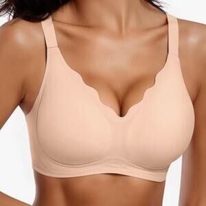 Vertvie Brand Women's Size XXXL NWT Seamless Wireless Push Up Full Coverage Bra